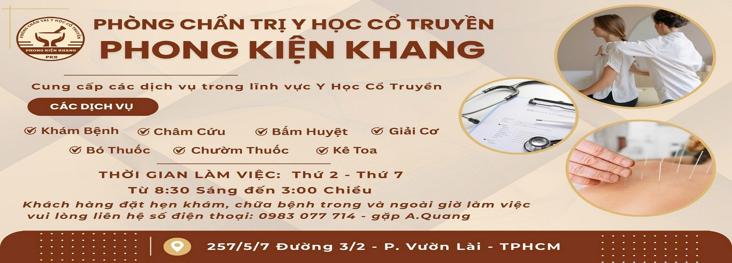Phòng chẩn trị Y học cổ truyền Phong Kiện Khang
